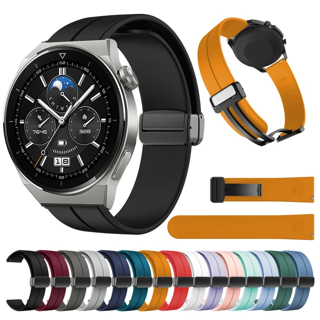 Magnetic Strap For Galaxy Watch 6/5/4 44mm 40mm Watch 5Pro 45mm/Active 2  20mm 22mm Bracelet Huawei GT4 Pro 46mm GT2 Pro GT3 Band