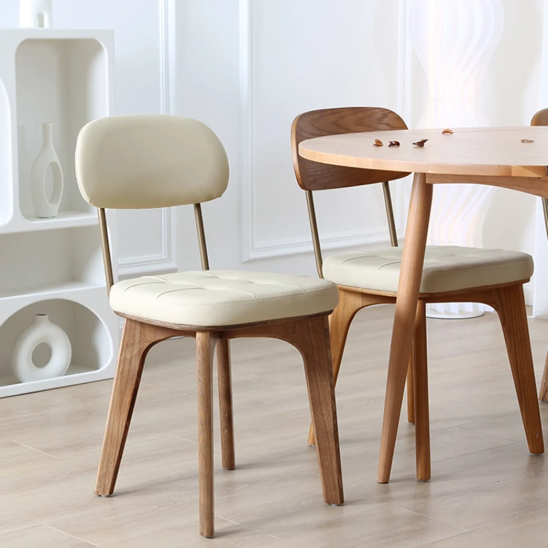 

Wooden Relax Dining Chairs Living Room Ergonomic Office Modern Dining Chairs Restaurant Balcony Cadeira Home Furniture MR50DC