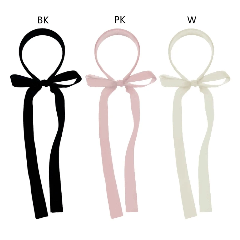 

MXMB Ribbon Hairband Bezel Headwear Women DIY Hair Accessories Cosplay Hairband Hoop