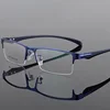 Blue Light Blocking Myopia Glasses For Women Men Fashion Metal Full Frame Eyeglasses Student Near Sight Eyewear Diopter To -6.0 5