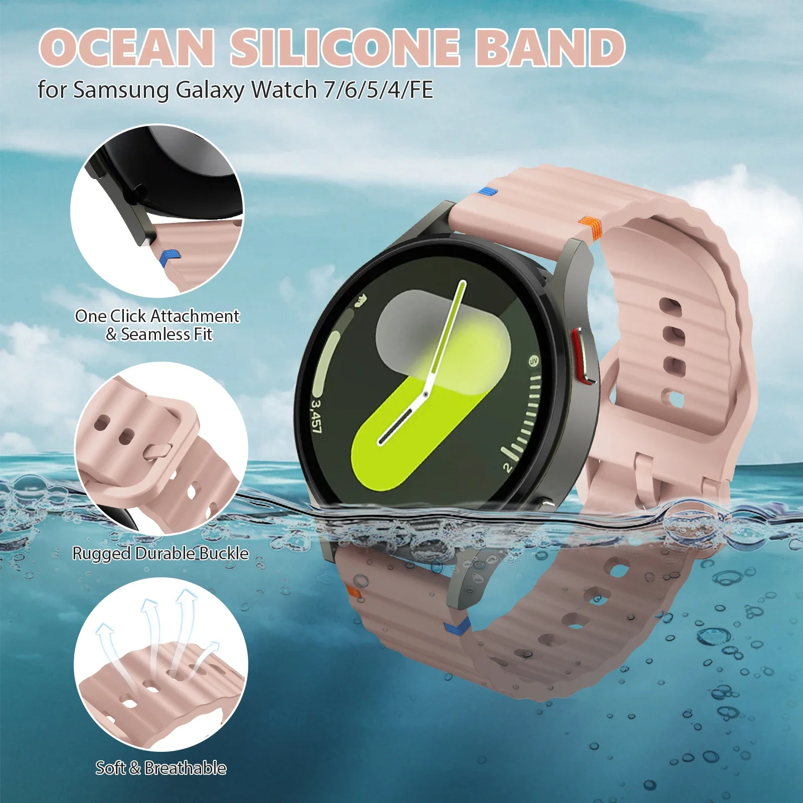 Breathable Silicone Sports Band