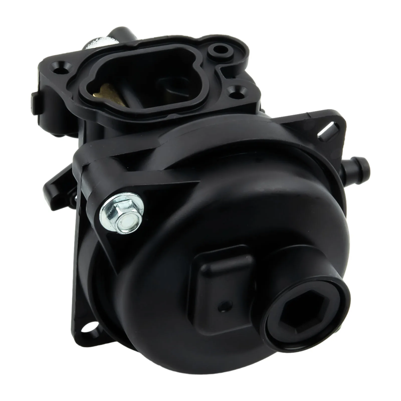 

1Pcs Lawn Mower Carburetor Home Garden 4.09*3.62*2.97cm Black Brand New Durable Lawn Mower Parts Metal Plastic