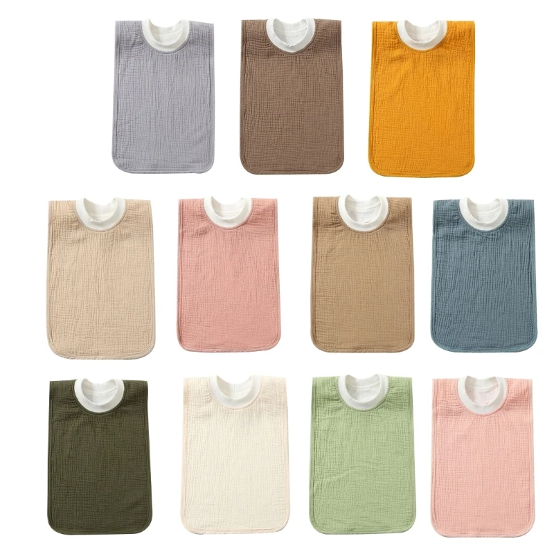 

Baby Bib for Eating Newborn Drooling Bib Saliva Towel High Absorbent Burp Cloth