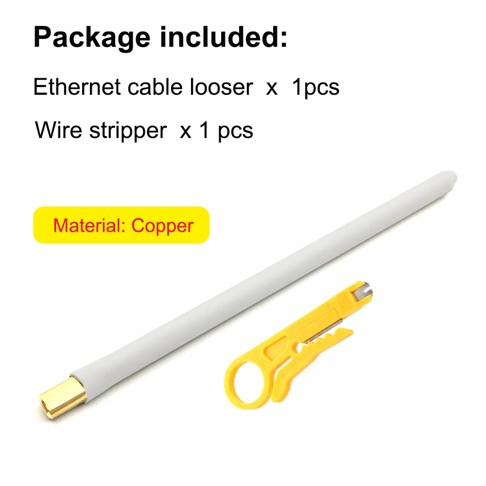 xintylink Networking engineer tools Network wire looser for CAT5 CAT6 Ethermet cable releaser twisted wire core separater wire line tester Networking Tools