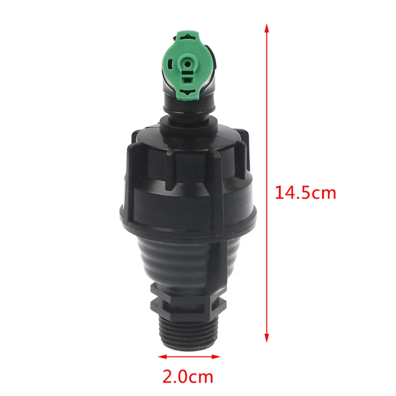 1/2" 360° Rotating Nozzle Lawn Irrigation Sprinklers Thread Long Distance Spray