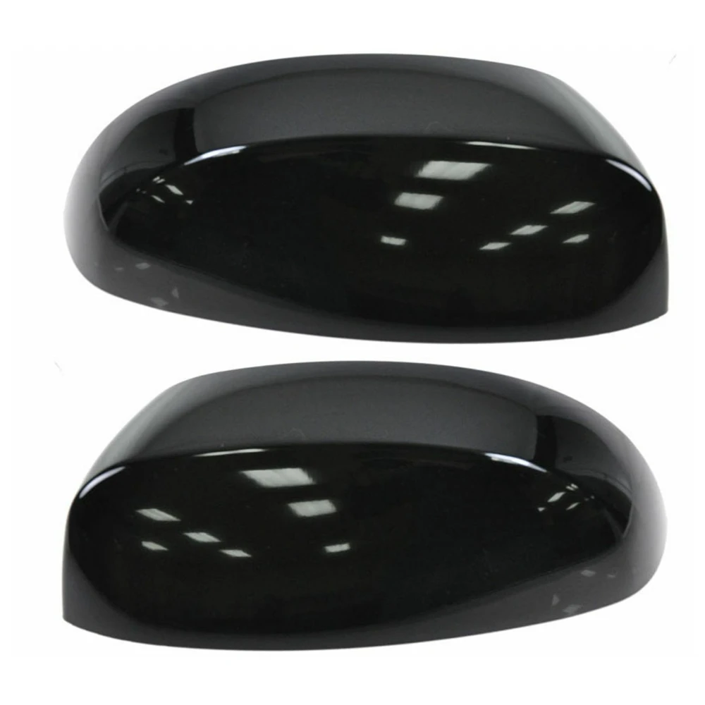 

1Pair Smooth Black Side Mirror Cap Pair Set For Tahoe Silverado Sierra Pickup 25788157 25788156