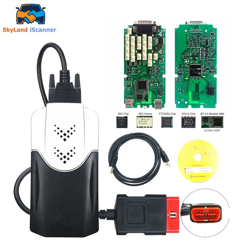 

Best Quality V2021.11 V2020.23 Multidiag Pro+ VD150 Single PCB Board 4.3 TCS Pro Scanner OBD2 Code Reader for Cars/Trucks