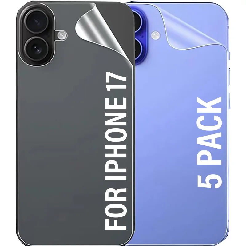 Phone Back Screen Protectors For iPhone 17 17Air 17Pro MAX Back Ultra Clear Soft TPU Hydrogel Films For iPhone17 Accessories 1