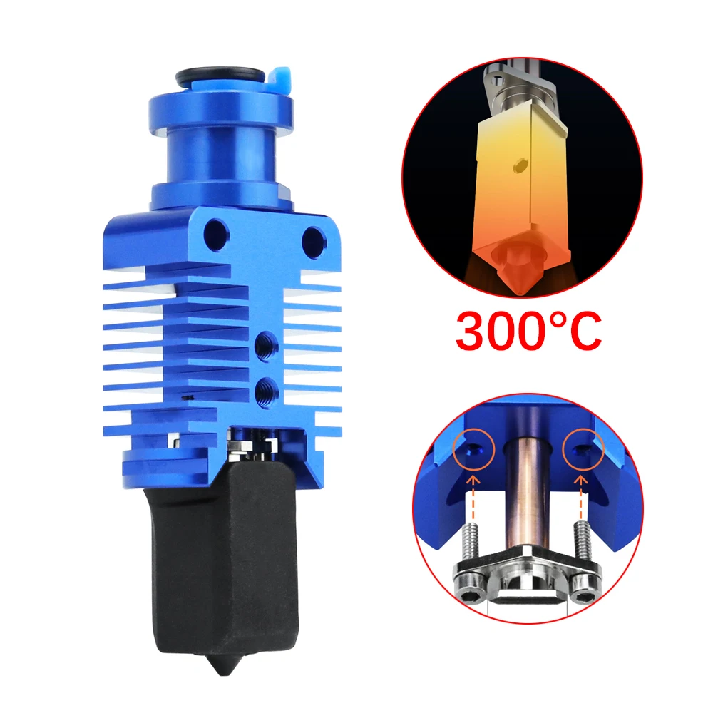Kit di Estrusione CR10 Kit Estrusore Hotend per Stampante Ender 3 CR10/CR‑10S Accessori di Ricambio per Stampante 3D 1,75/0,4 Mm 0,4 Mm/0,02