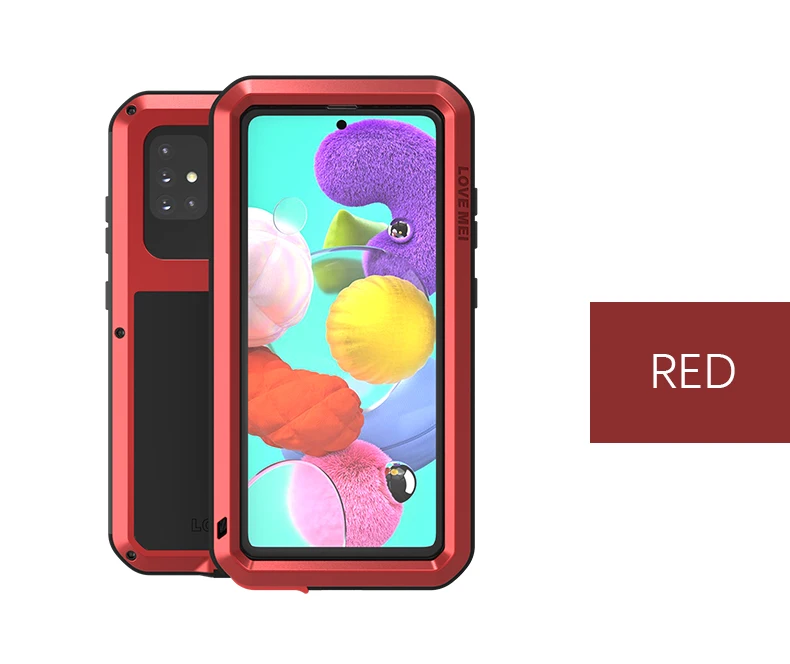 Shock Dirt Proof For Samsung Galaxy S23 S22 S21 S20 FE A53 A52 A72 A32 A51 A71 A42 A30 A50 A70 Case Resistant Metal Armor Cover- S2cba2a573baf4656bf519ea93c7db7aad