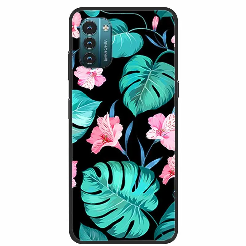 3D Flower Embossed Soft Silicone Protective Phone Case - Stylish Bumper Cover