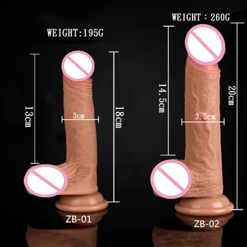 Big Soft Dildo Realistic Suction Cup Penis Lesbian Strapon Faloimitator Dick Huge Silicon Dildos for Women Gay Dildio Sex Toys 2