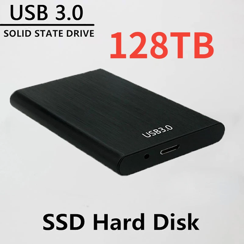 Portable External Hard Disk “3.0 High Speed” 2TB Mass Storage USB3.0 Interface 8TB 16TB  Memory Metal Material Plug and Play