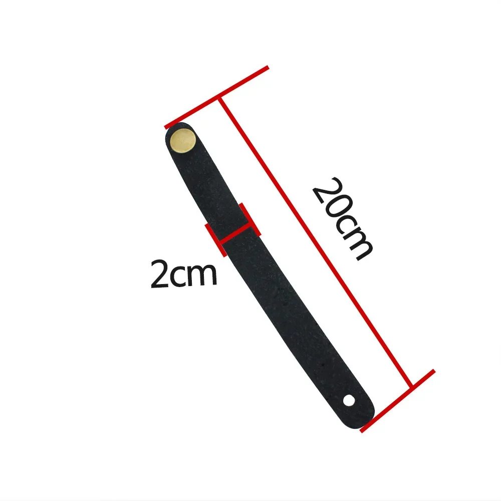 Premium Leather Guitar Neck Strap with Safe Lock - Stylish Accessory