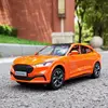 1:24 Ford Mustang Electric Horse Mach-E Alloy Sports Car Model Diecast Metal New Energy Car Model Sound and Light Childrens Gift 2