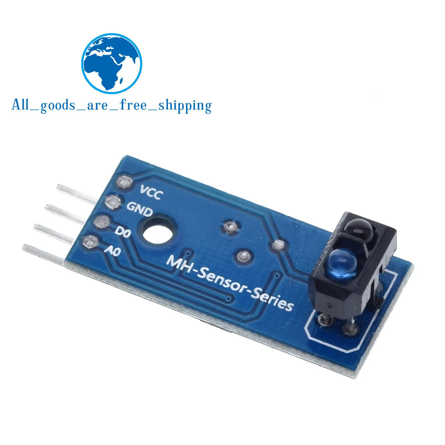 Tzt 1/5pcs tcrt5000 infrarot reflektierend ir foto elektrischer Schalter Barriere Line Track Sensor Modul blau – Detail 6