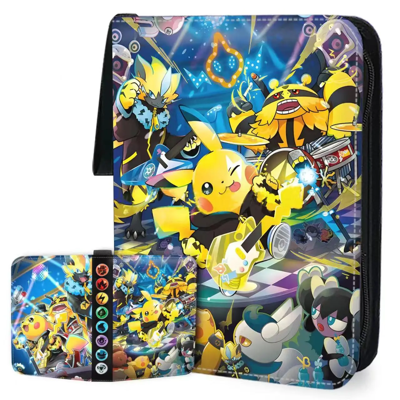 Pochette vert pour carte pokemon magic fee fox prenom