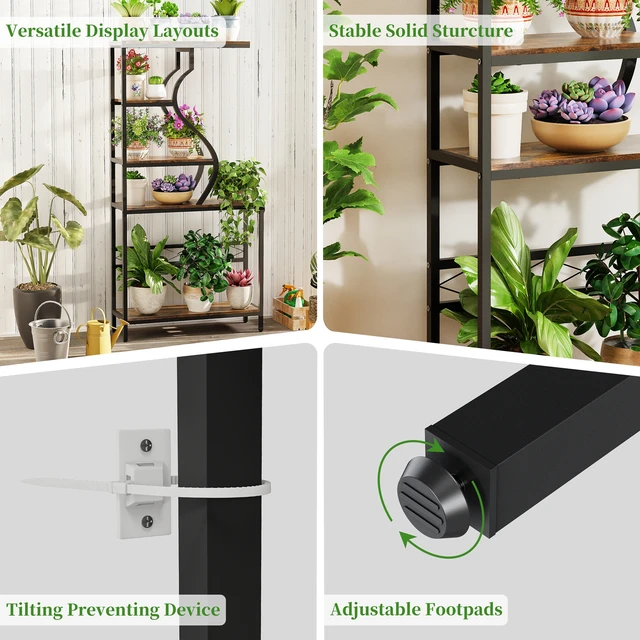 Large Flower Pot Display Rack