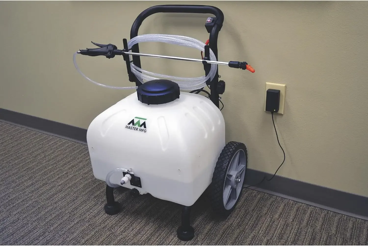 Rechargeable Cart Sprayer - 12 Volt, 9-Gallon Capacity, Model Number PCD-E3-009B-MM