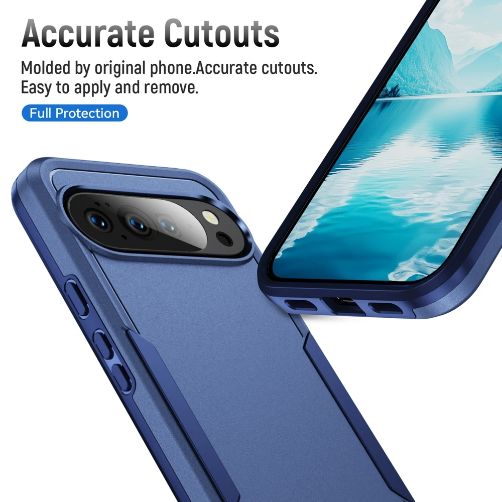 Shockproof Armor Defender Phone Case - Hybrid Hard Protective Cover