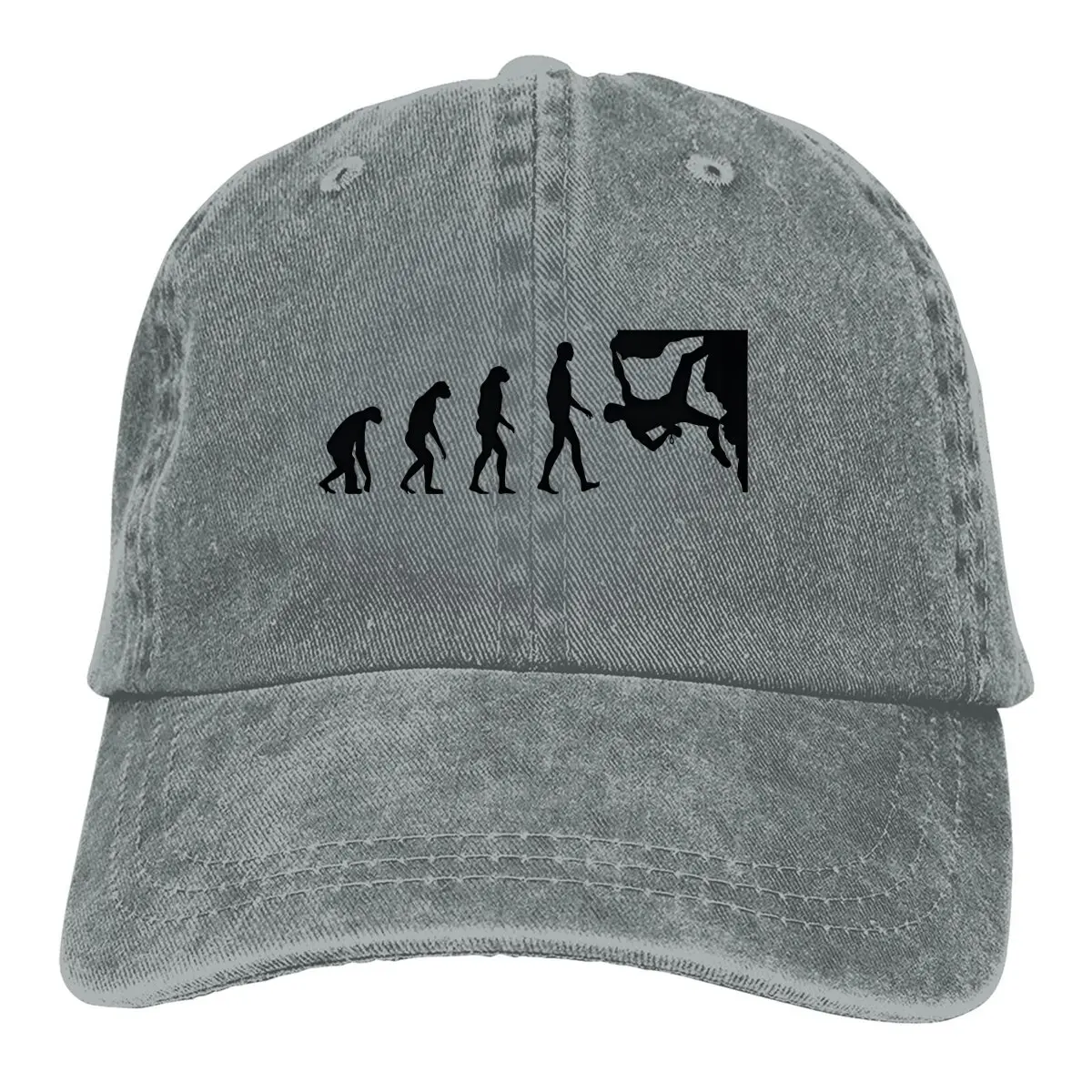 

Evolution Climbing Baseball Caps Peaked Cap Mountain Climber Sun Shade Cowboy Hats for Men Trucker Dad Hat