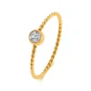 89050-341610.jpg Bague mince Chic en corde torsadée pour femmes, bagues de mariage en métal en acier inoxydable, nouveaux bijoux de fête Vintage simples et élégants