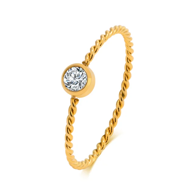 89050-341610.jpg Bague mince Chic en corde torsadée pour femmes, bagues de mariage en métal en acier inoxydable, nouveaux bijoux de fête Vintage simples et élégants