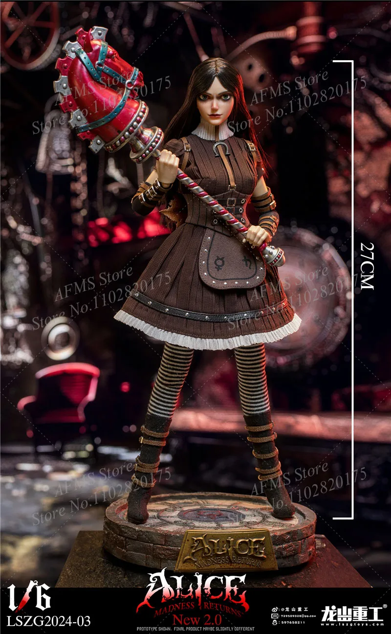 LSZG2024-03 1/6 Scale Collectible Figure Crazy Dark Girl Alice