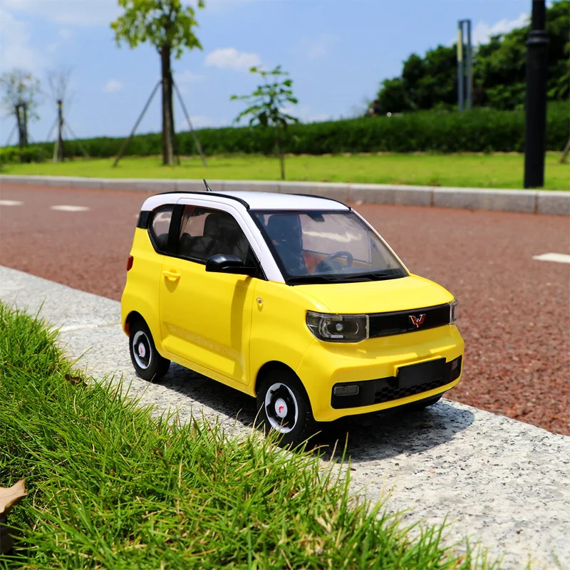 Hot Chuang Star D32mini 1:16 Full Scale Rear Wheel Drive Rc Car Wuling Hongguang Remote Control Car Macaron Color Boy Gift Toy 6