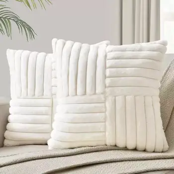 Plush Throw Pillow Covers 1