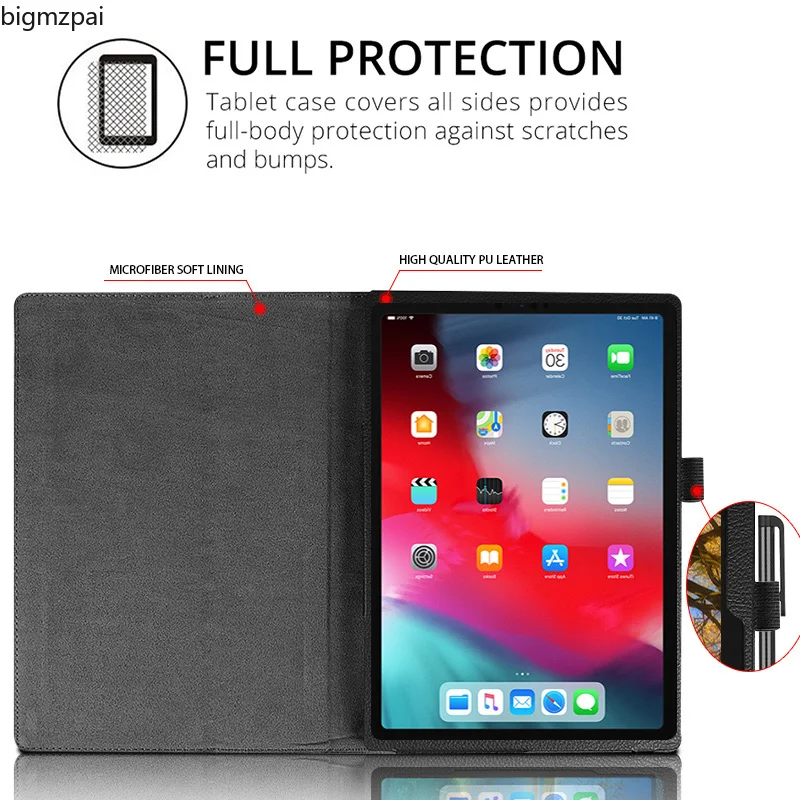 For Apple iPad mini 1/2/3 PU Leather Case mini 6 th Retina Smart Stand Magnetic Sleep Wake tablet Cover For ipad 4 5