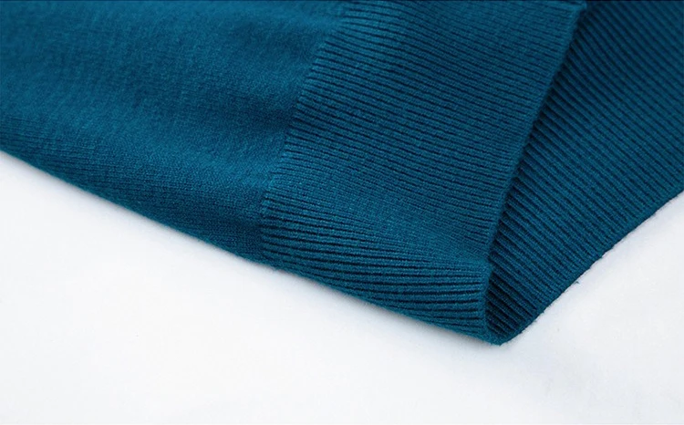 Description Picture 6 of itemV-Neck Knit Bottom Shirt Basic Solid Color Pullover