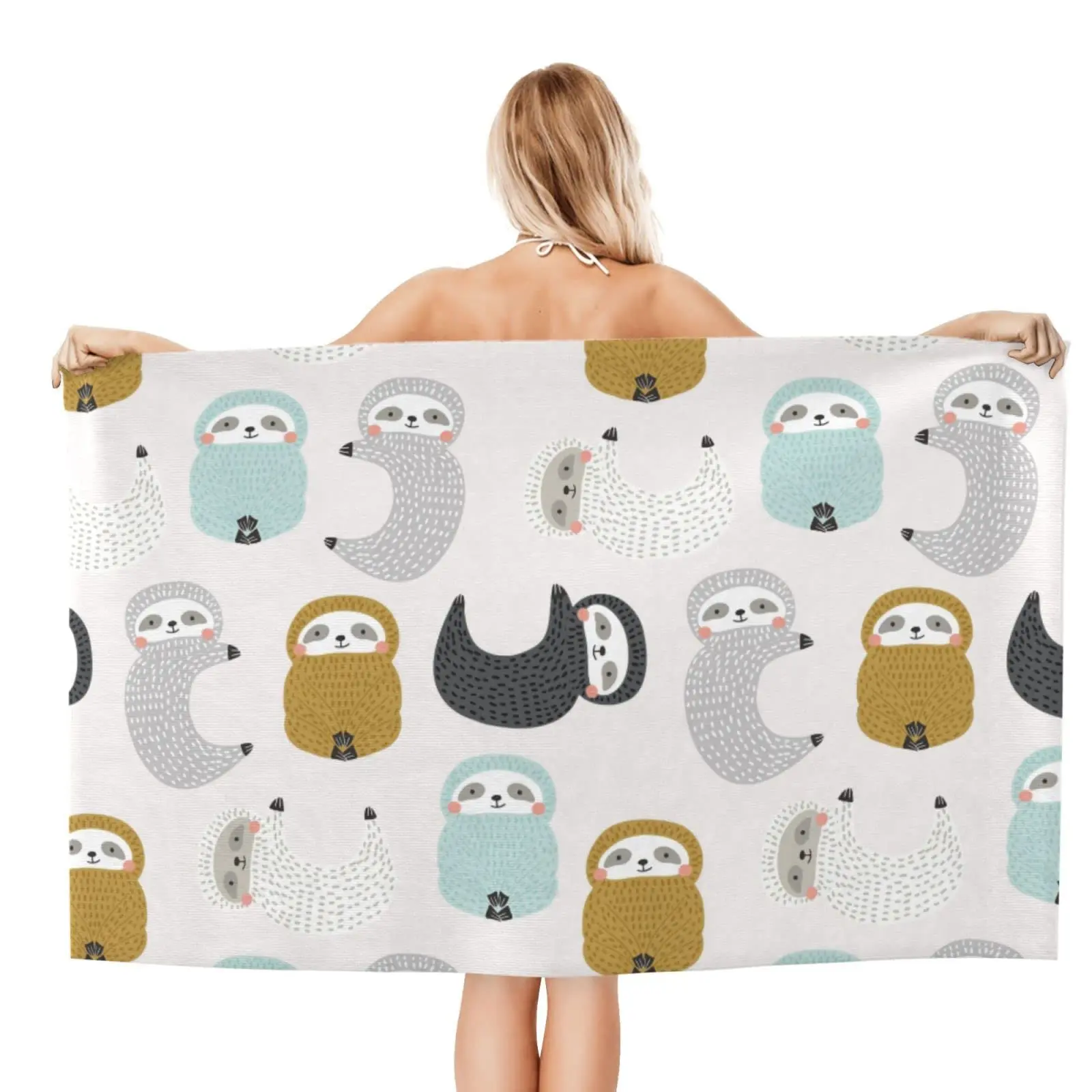

Microfiber Beach Towels for Adults Sand Free Travel Towel Large Fast Drying Lightweight Oversized Bath Towels
