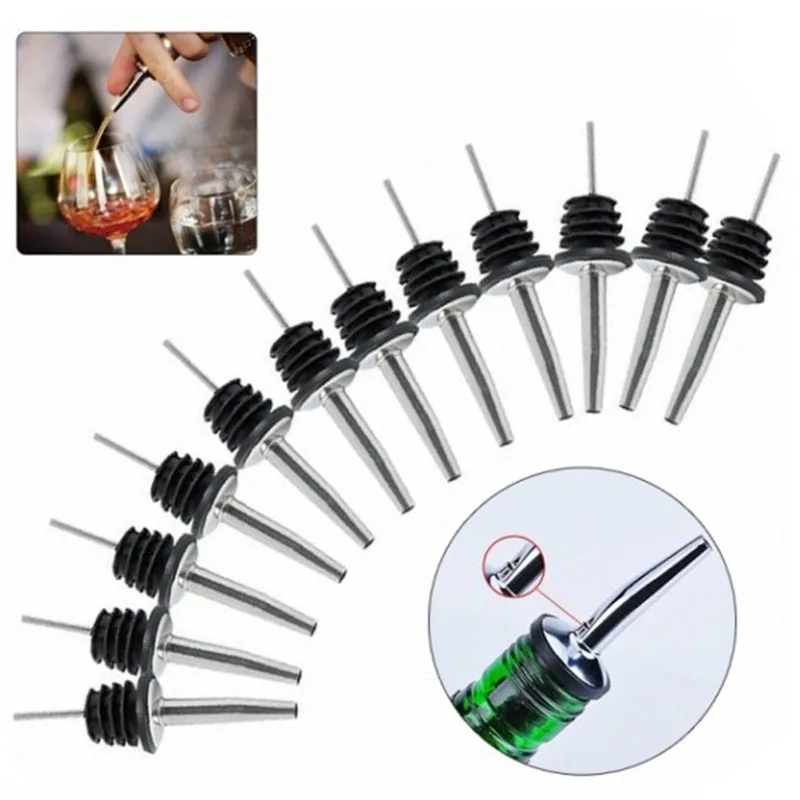 Stainless Steel Wine Pour Wine Bar Cocktail Shaker Fancy Shaker Mouth Bottle Stopper Drain Bottle Stopper