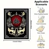 Viking Rune Ultra-Soft Plush Throw Blanket Fabric Perfect for At Home Office Car and Camping Vibrant Colors Durable Easy To Care 4