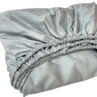Drap-housse de couverture d'athlon, taies d'oreiller, coton égyptien 1000 TC, couleurs gris Kaqi argenté, autre taille, personnalisé, 100% 3