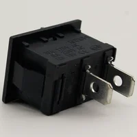 5Pcs/Lot Black Push Button Mini Switch 6A-10A 110V 250V KCD1 2Pin Snap-in On/Off Rocker Switch 5PCS/Lot 21MM*15MM BLACK - Image 3