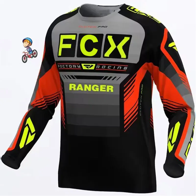 Description Picture 5 of itemChildren's clothing,Maillot de cyclisme à manches longues pour hommes, chemises , descente, tout-terrain, moto DH, vêtements de