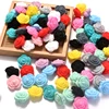 10Pcs Silicone Beads Leaf Flower Bow Food Shape Food Grade Teether Bead DIY Pacifier Chain Necklace Accessories Infant Care 4