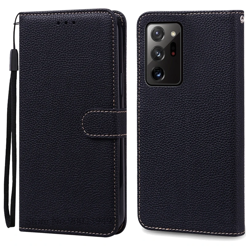 Leather Flip Wallet Case - Stylish Protection & Storage