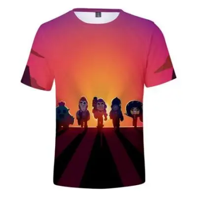 Short Sleeve Shirts Child Kids T Shirt Cartoon Heroes 3d Cotton T-Shirts Harajuku Summer Baby Toddler Boys Girls Tees 2