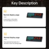 DC 7-55V Acid/Lithium Universal Battery Charge Indicator Board LED D isplay Indicator Voltage Charge Indicator 20MA with Alarm 5