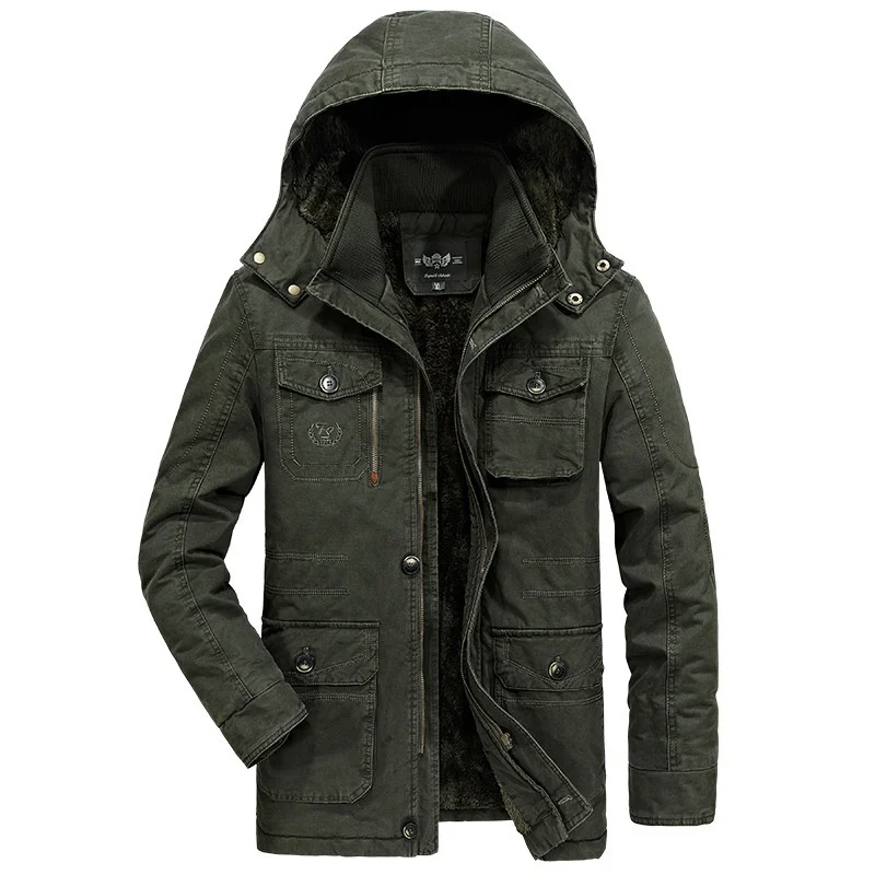 Men Winter Jacket Parkas Coat Multi 