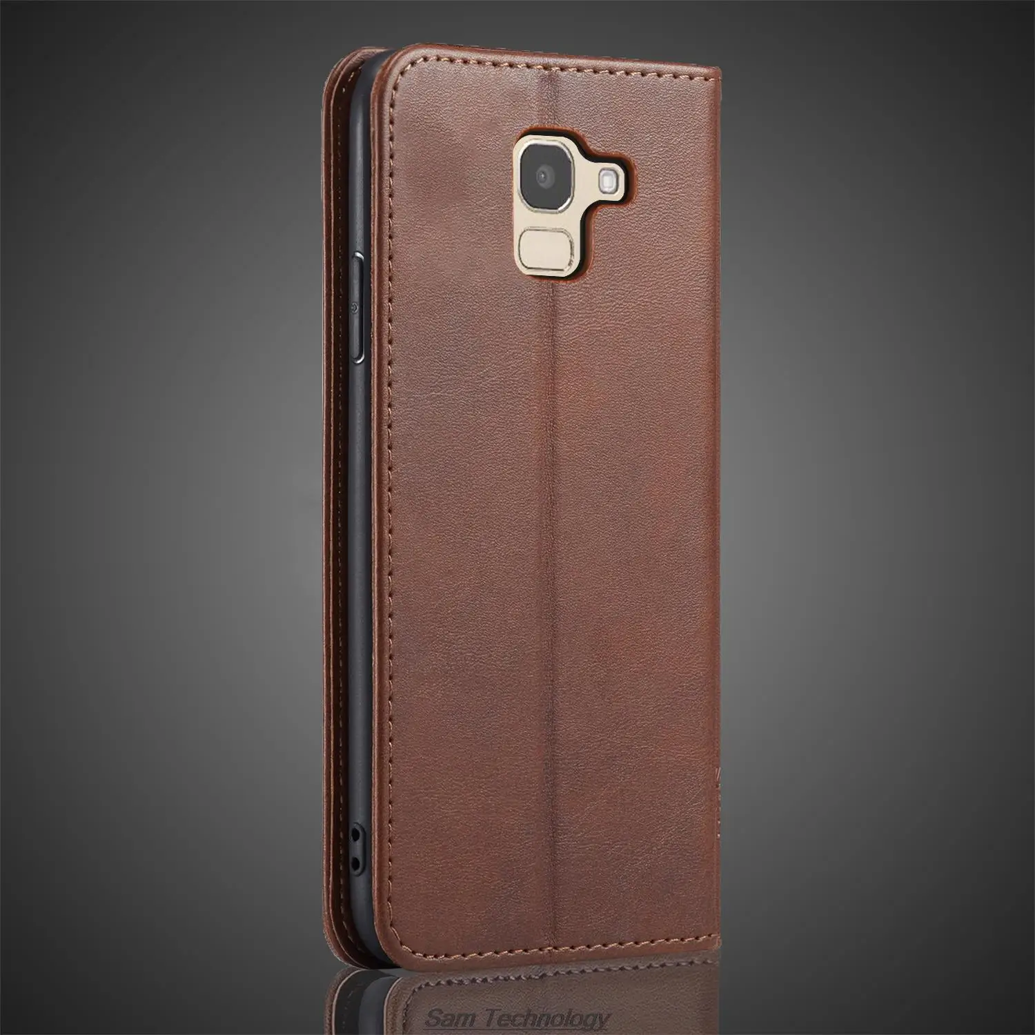 Magnetic Attraction Leather Wallet Phone Case - Holster Flip Cover