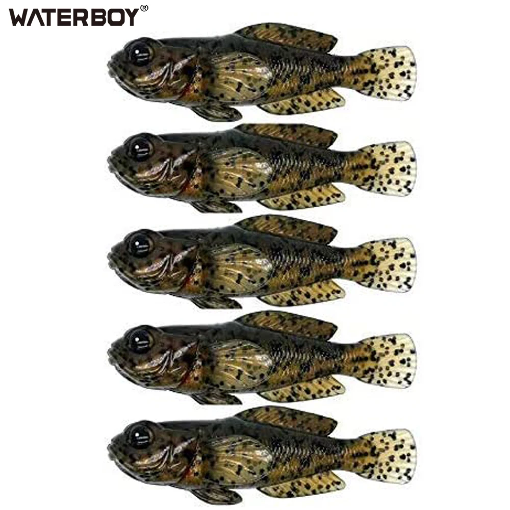 Premium Goby Soft Bait Fishing Lure Set - 5 Pack