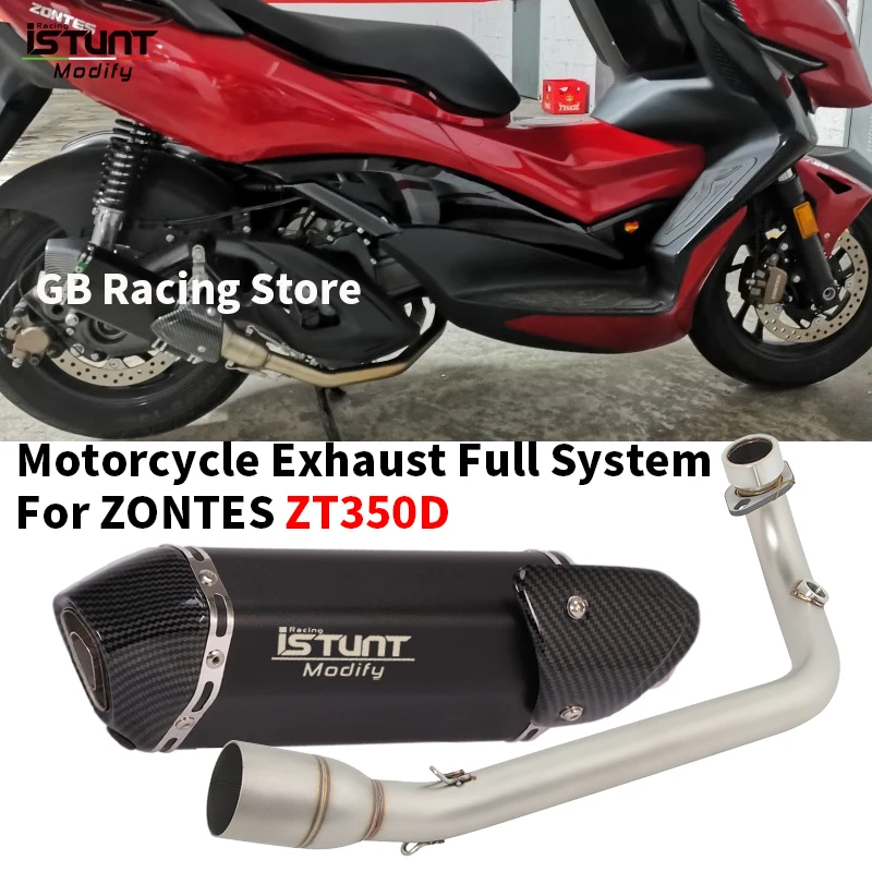 FullsystemSlipOnForZONTESZT350D350DMotorcycleExhaustEscape