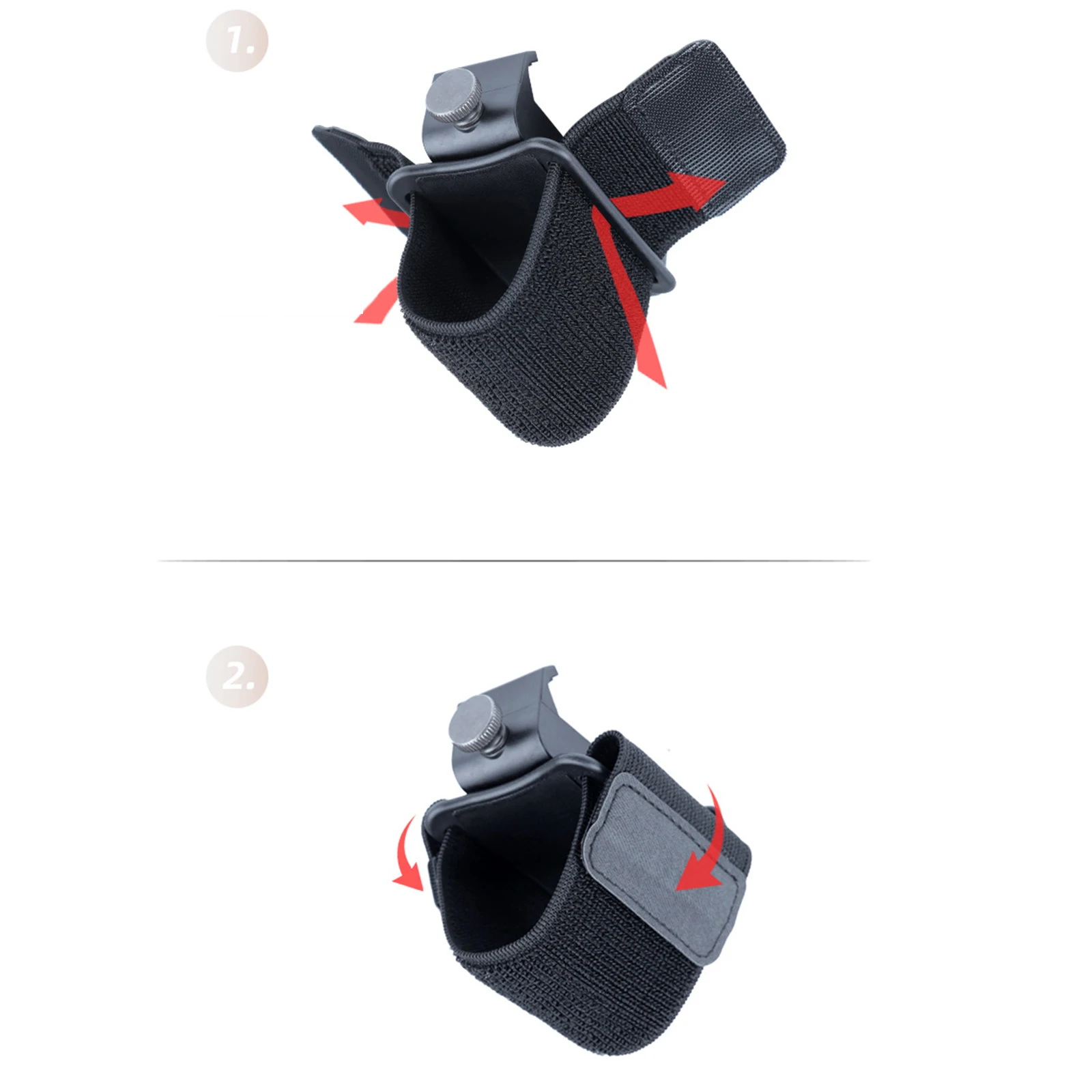 Bike Wristband Phone Holder Mount 360&deg; Rotation Armband Smartphone for Running Walking Hiking Cycling phone armband mobile phone armband phone arm band phone wristband holder