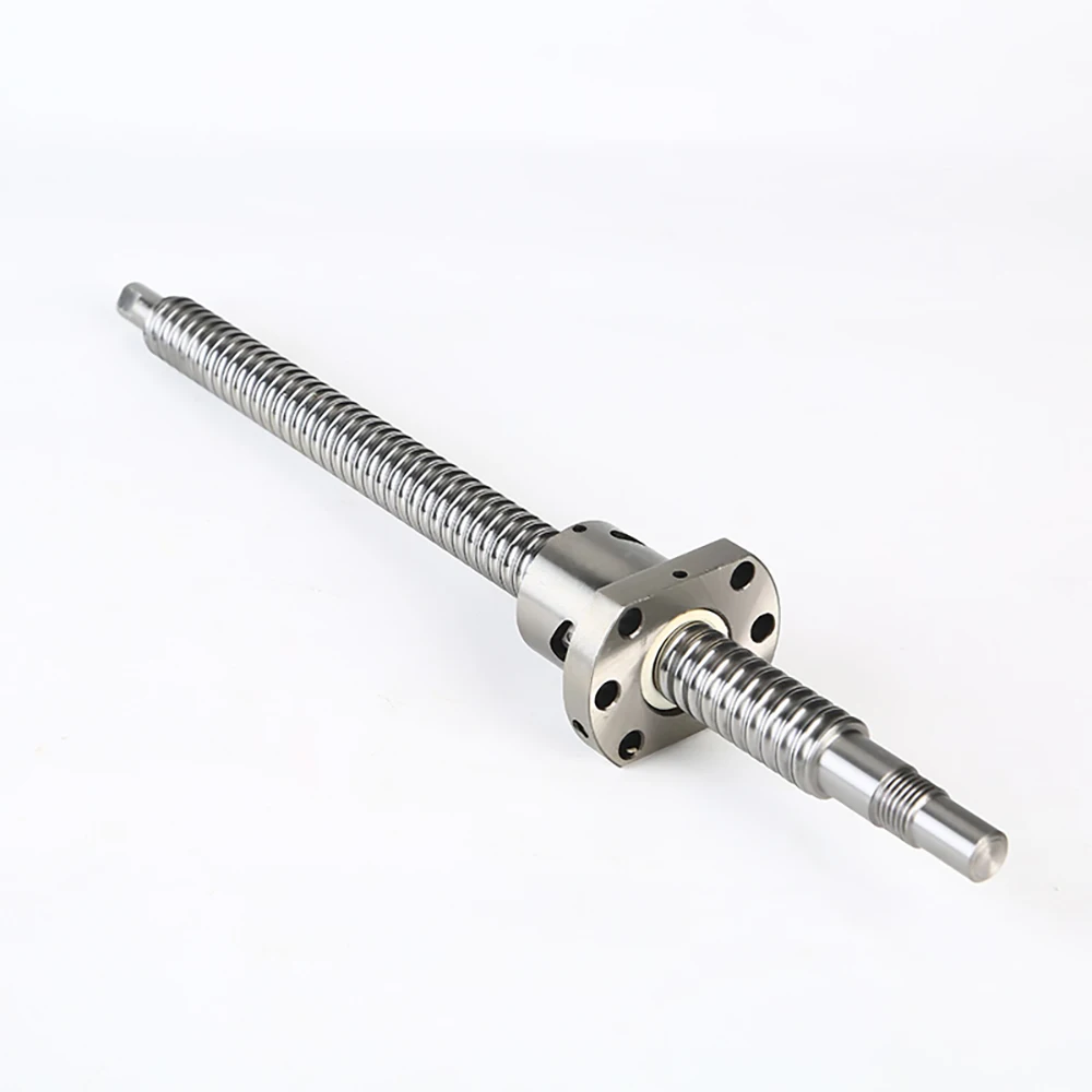 Kostenlose bearbeitete SFU1204 Kugelumlaufspindel SFU1204 100 150 200 250 300 400 500 mm C7 Rollenkugelumlaufspindel mit einzelner Kugelmutter für CNC-Teile – Detail 12