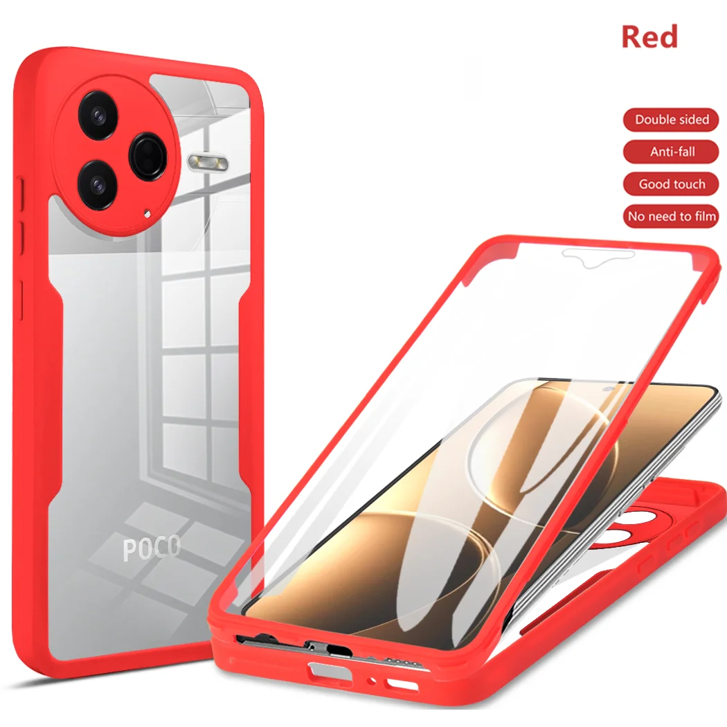 Enhanced Shockproof Clear Protective Case - Full Body Protection Cover