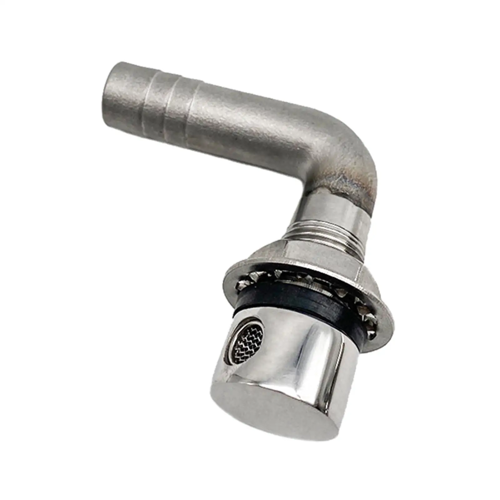 

Boat Fuel Tank Vent thru Hull 316 Stainless Steel 90° Elbow Oil Filling Port
